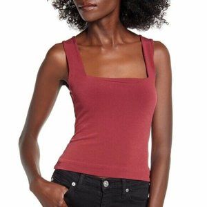 Leith Square Neck tank Top